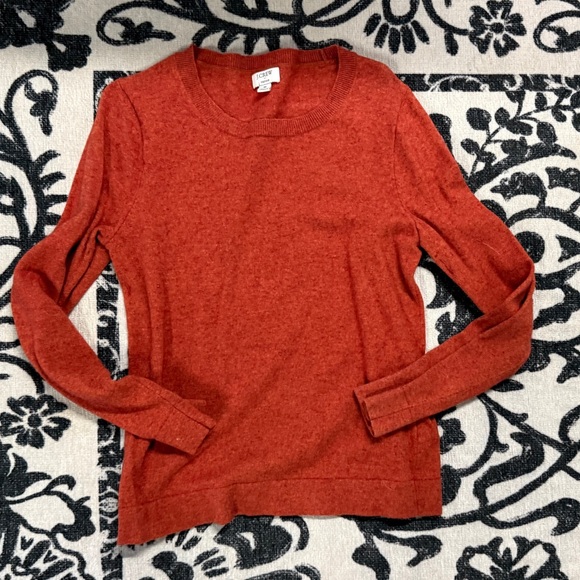 J. Crew Sweaters - J. Crew Burnt Orange Wool Blend Sweater